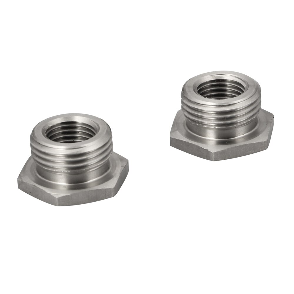 Adapter Reduzieren 02 O2 Sensor Ports Bungs 18MM Bis 12MM Fit Harley Stecker Edelstahl: Default Title