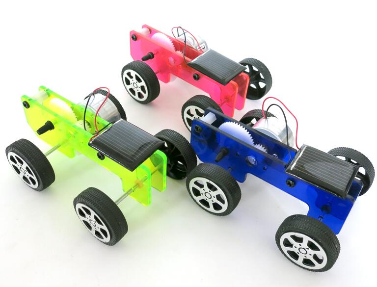 Solar Speelgoed Auto Model Accessoires Creatieve Auto Model Speelgoed DIY Technologie Kleine Uitvinding Kleine Productie Speelgoed