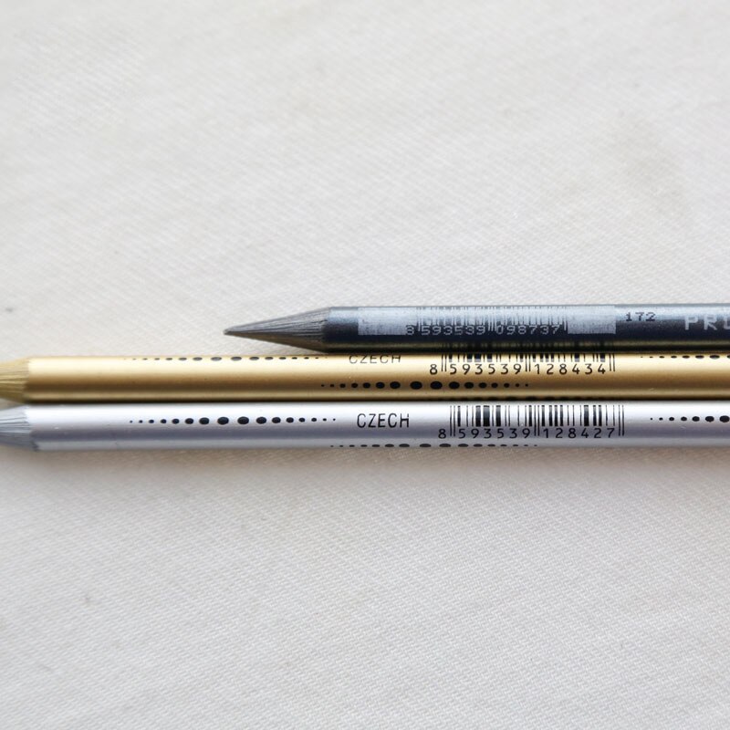 KOH-I-NOOR Kleur Potloden Kleur Lood Goud Zilver Metaal Kleur Schets Tekening Potlood Enkele 8750