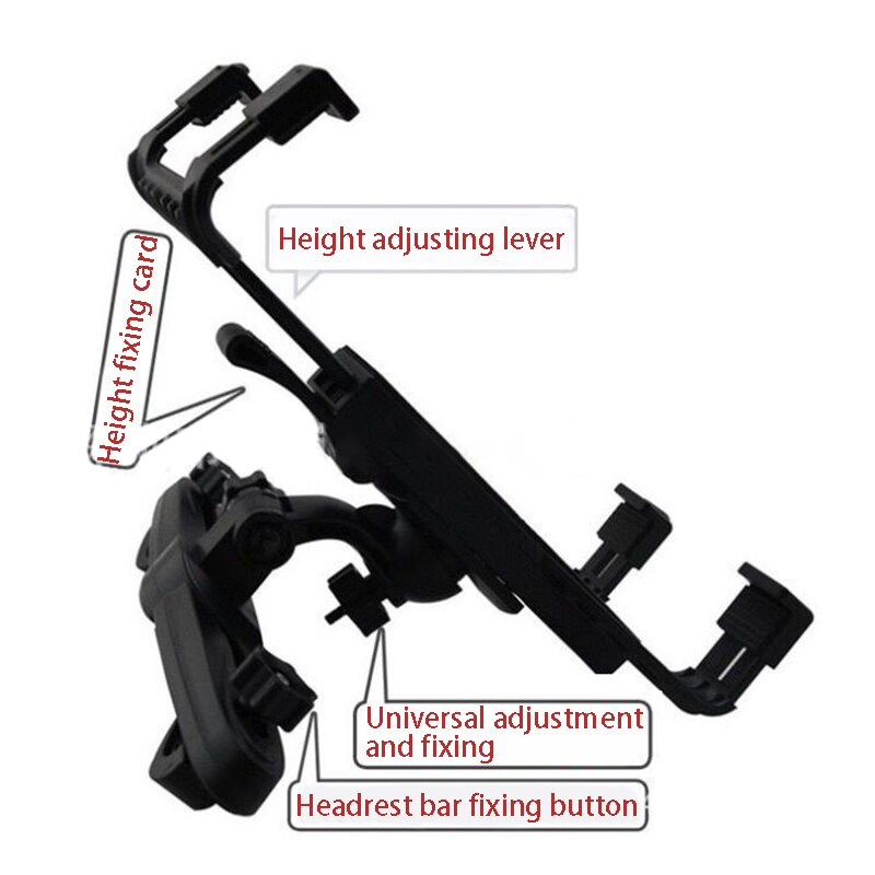 Justerbar bil nakkestøtte tablet holder montering stativ beslag universal tablet pc stand holder til telefon tablet pc gps dvd lcd tv