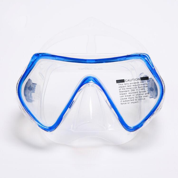 Jeely DIVING Silicone Scuba Dive Mask Gear Equipment Goggles For Nearsighted Men Women Spearfishing Mask: white blue