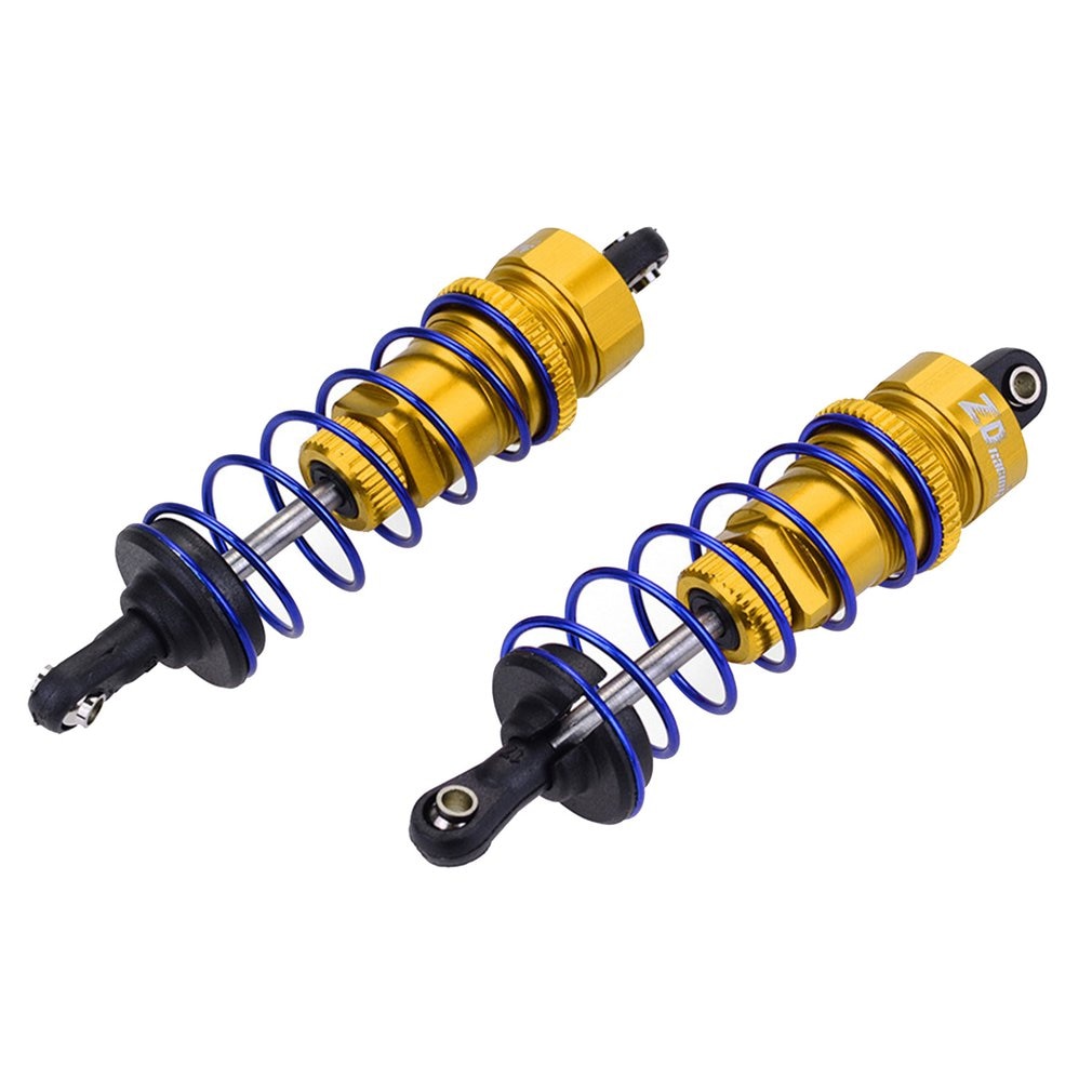 2PCS 92MM RC Alloy Front Oil Filled Shock Absorber Adjustable for ZD Racing 7358 1/10 RC Car Buggy Truggy Truck