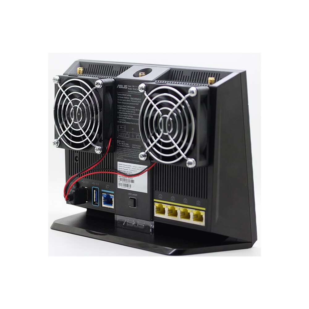 Voor Asus RT-AC68U AC86U EX6200 Tengda AC15 Router Koelventilator Usb Fan 70X70X15Mm koeler