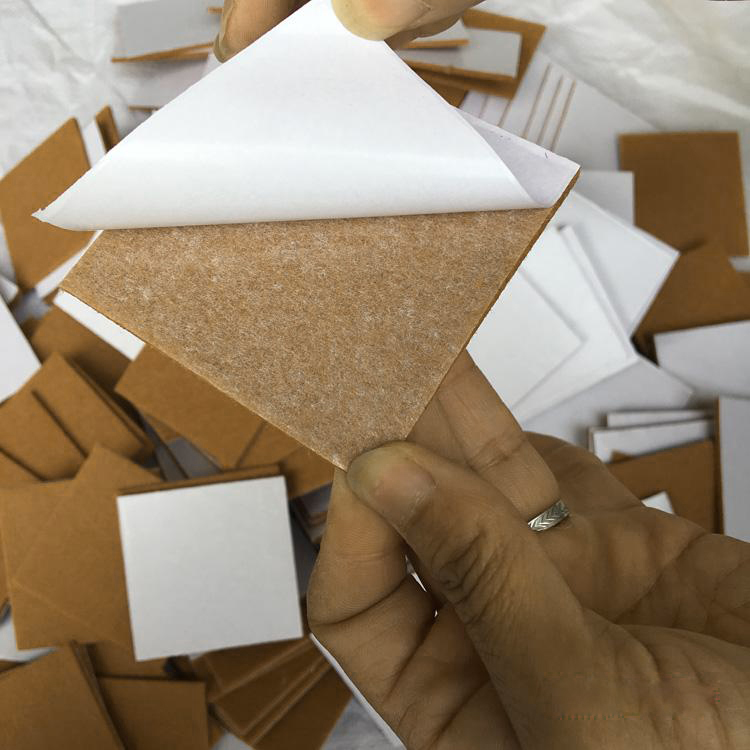 20pcs Square Multifunction Furniture Pad Felt Sheets Self Adhesive feet Table Sofa Feet Floor Non-slip Mat Sticky Wood Protector