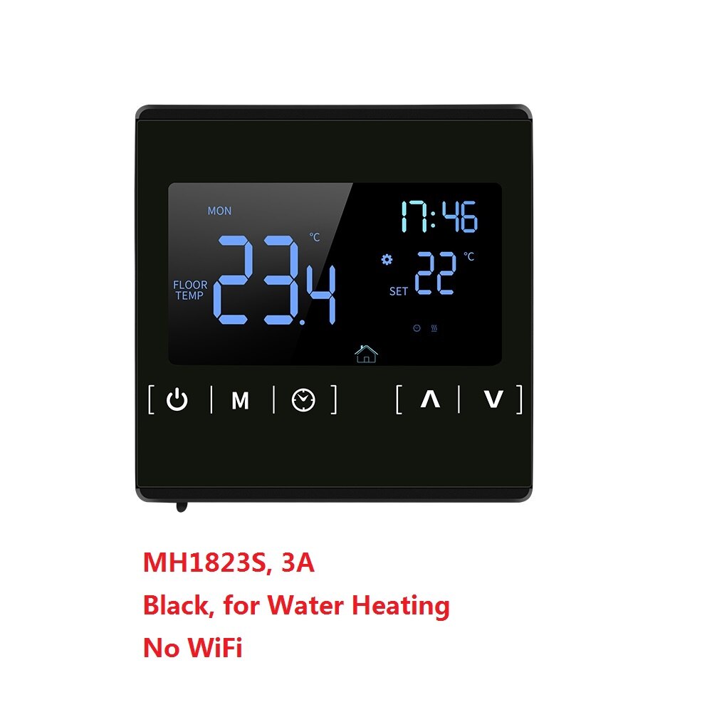 HY525 Water Floor Heating System 3A Smart WIFI Thermostat Central Heating Wiring Centres Hub Controller Actuators for Gas Boiler: MH1823S-H