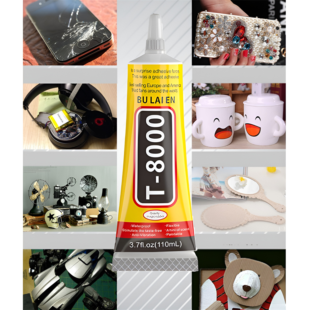 15/50/110ML Transparent T8000 Glue Clear Phone Repair Jewelry Craft Fiber Electronic Component Contact Adhesive T-8000 Sealant