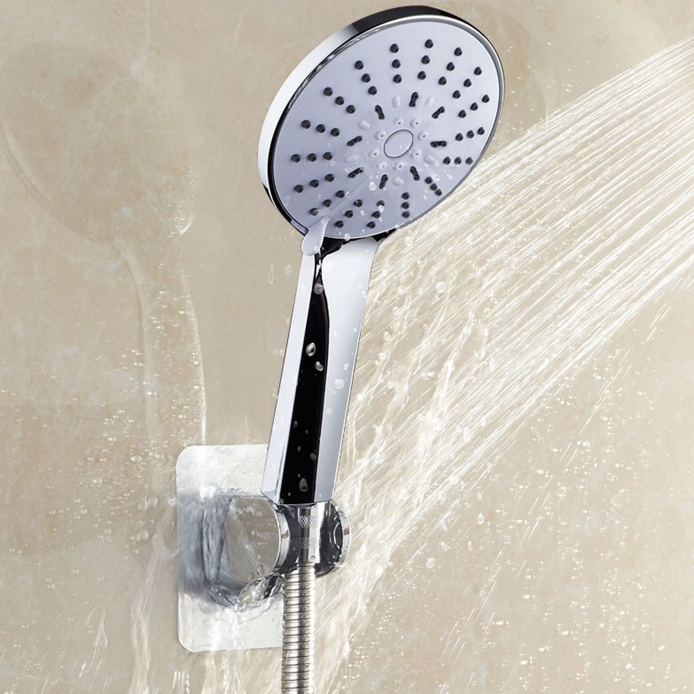 Adjustable Shower Head Mounting Brackets Portable ABS Chrome Suction Wall Bath Stand Spray Bracket Faucet Holder Sprinkler Rack
