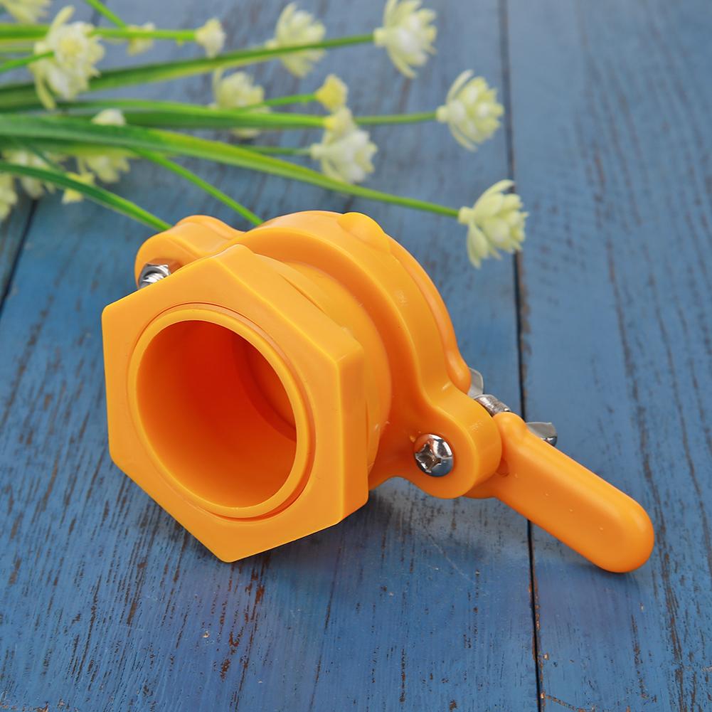 1/2pcs Nylon Bee Extractor Honey Tap Non-toxic Threaded Casing Gate Valve Plastics Durable Garden Beekeeping Supplies