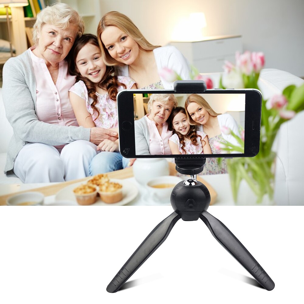 Mini tripod mobile phone stand desktop stand compact travel available compatible smartphone small camera selfie stick