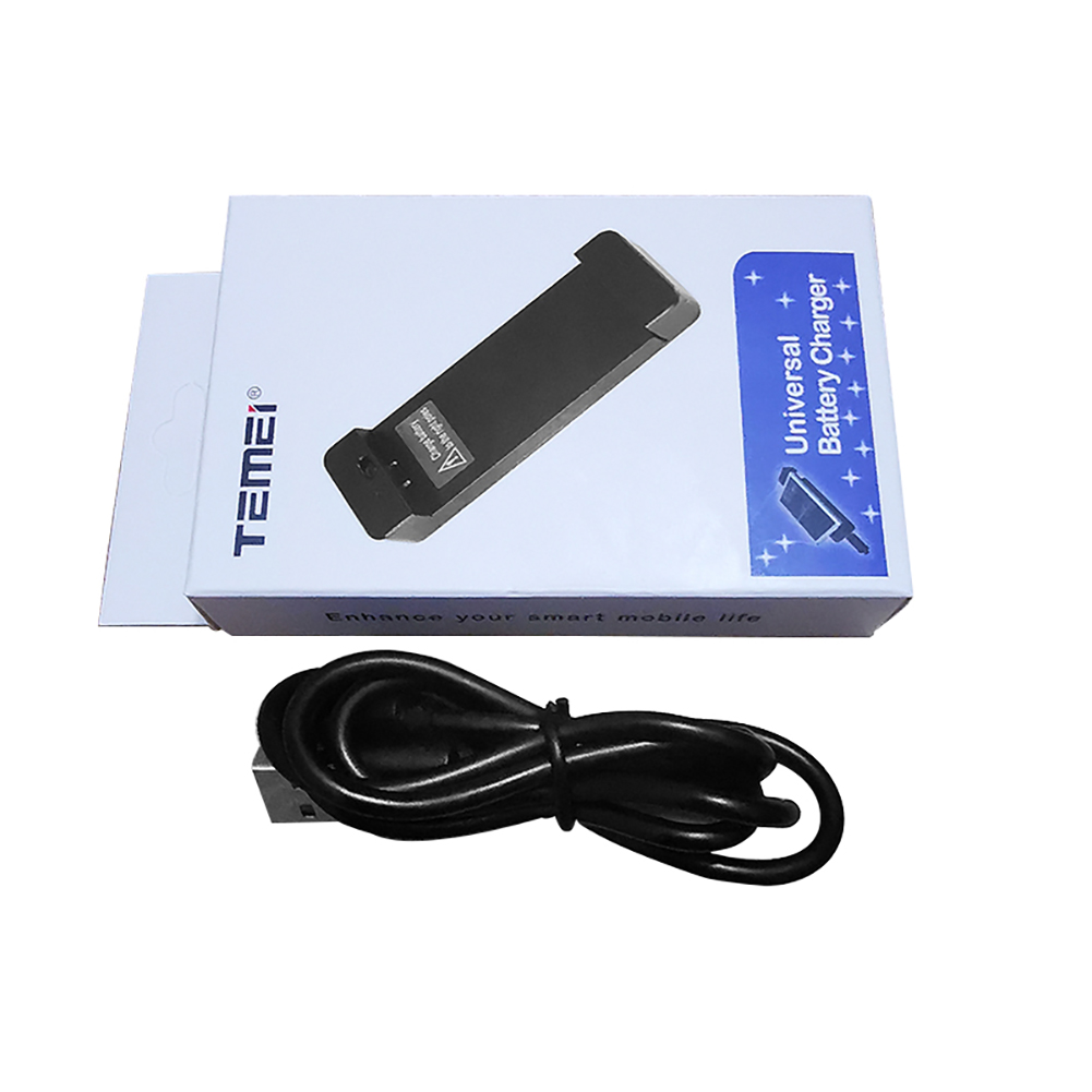 Universal- Handy, Mobiltelefon Batterie Ladegerät LCD Anzeige Bildschirm Für Handys Mit USB-Hafen Ladegerät Für sterben Meisten Lithium-Ionen batterien: Weiß