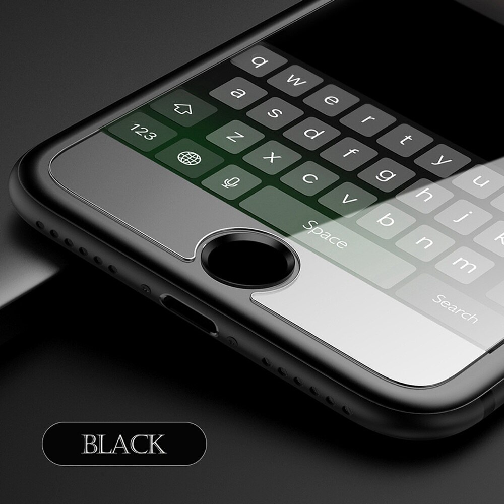 KISSCASE Home Button Aufkleber Anti Schweiß Für iPhone 6 6 S 7 8 Plus 5 S SE 5 Fingerprint Touch ID Protector Für iPad Air Mini 2 3 4: Black