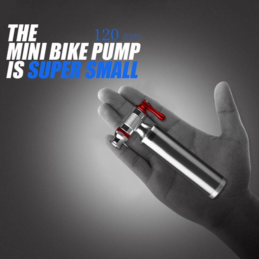 Cykel mini pumpe  co2 oppustning passer til presta & schrader, cykel cykeldæk pumpe med monteringssæt højtryks håndpumper