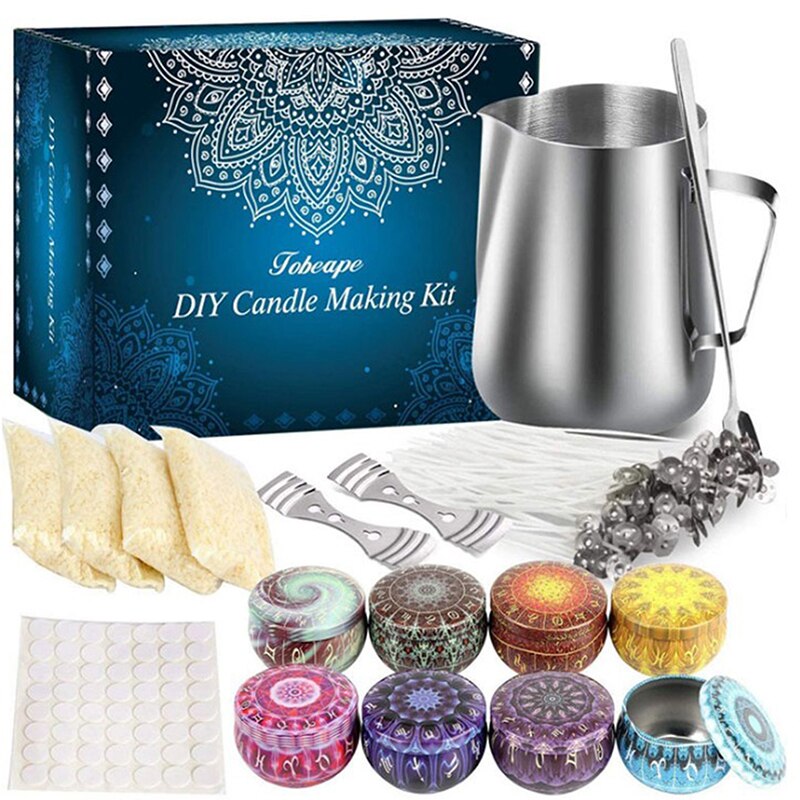 DIY Candle Making Kit Candle Making Wicks Cotton Core Melting Pots Candle Making