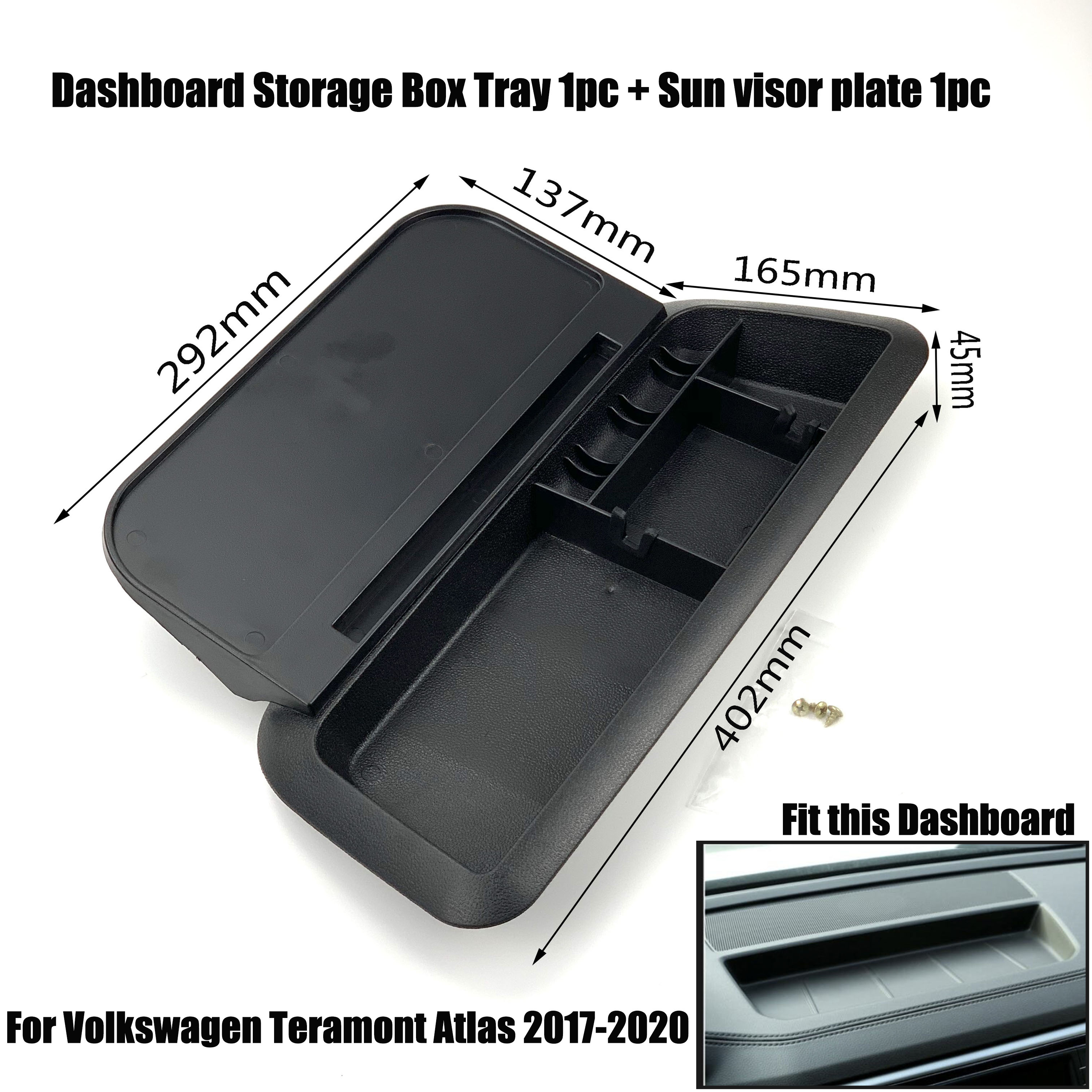 Auto Styling Accessoires Interieur Telefoon Houder Lade Dashboard Opbergdoos Organizer Tray Voor Volkswagen Teramont Atlas