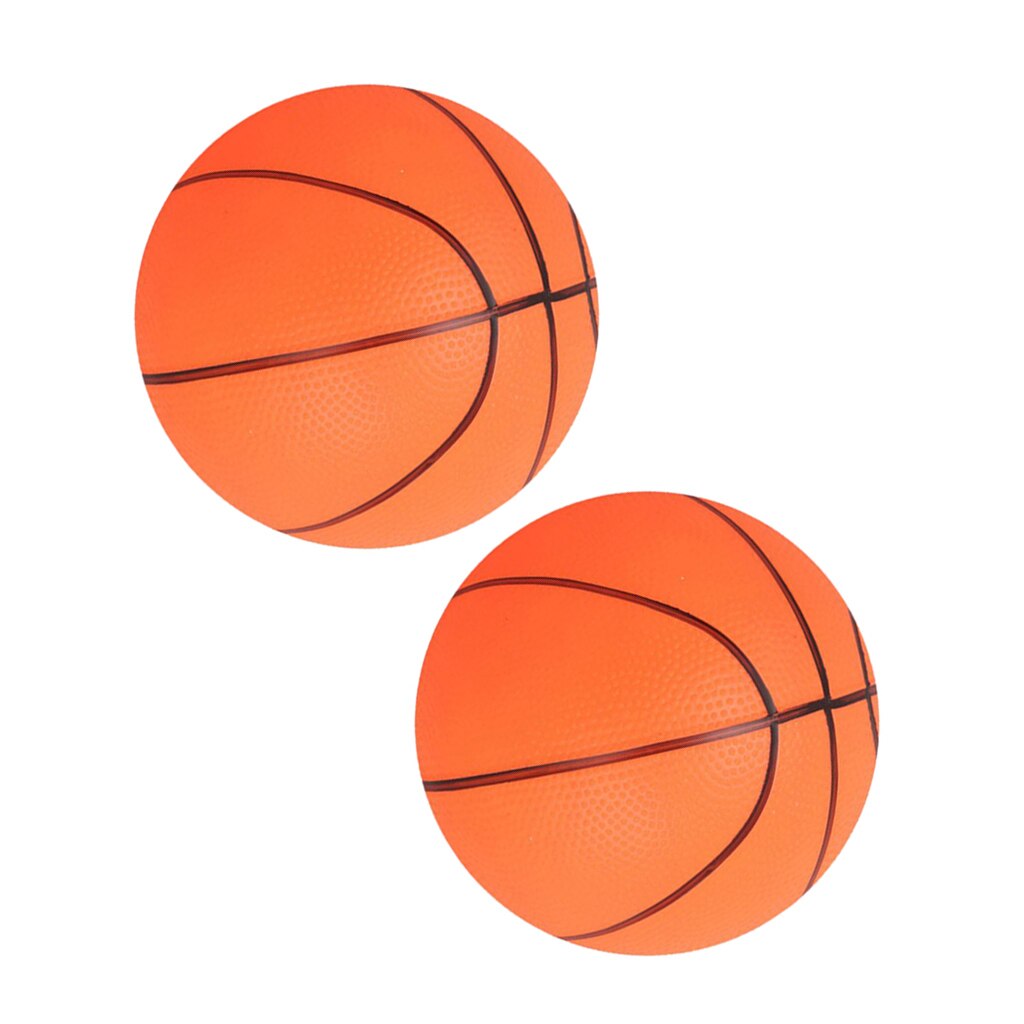 Mini basketbal maat 1 voor kinderen blauw en crème