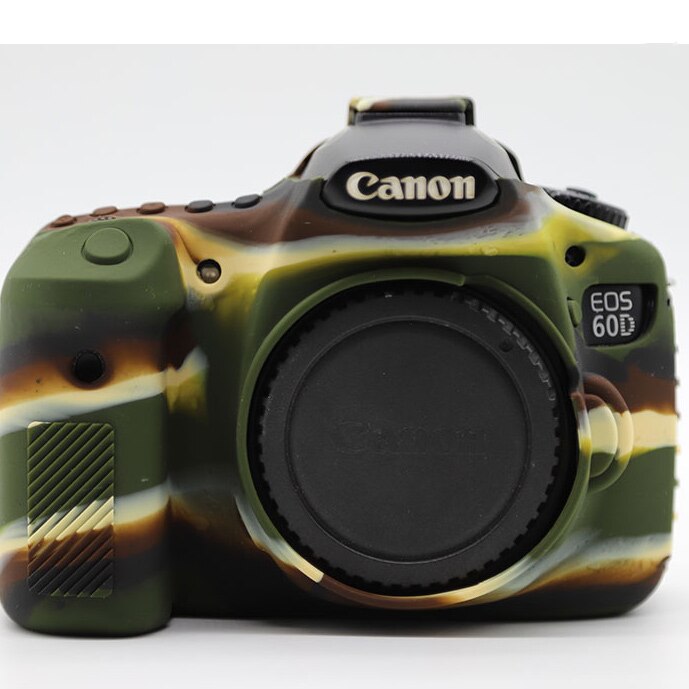 Soft Silicone Rubber Armor Skin Case DSLR Camera Body Cover Protector Bag For Canon EOS 60D 77D 80D 90D