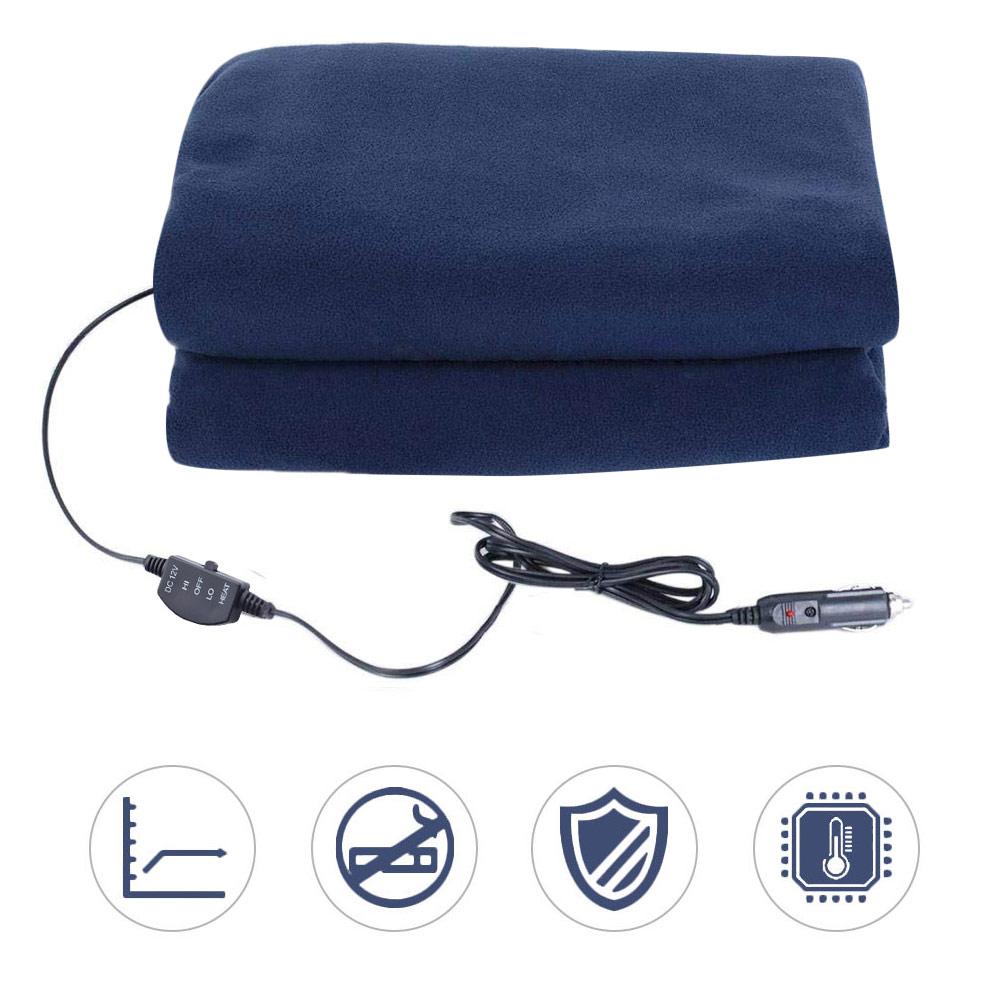 Car Heated Blanket 12v Car Travel Camping 3 Levels Position Control Winter Warm Room Car Electric Heating Blanket
