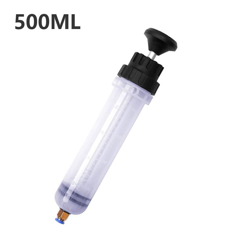 Extractor de fluido de aceite para coche, jeringa de extracción manual de transferencia de aceite y combustible, caja de cambios de motor, 200/500/1500ML: 500ML