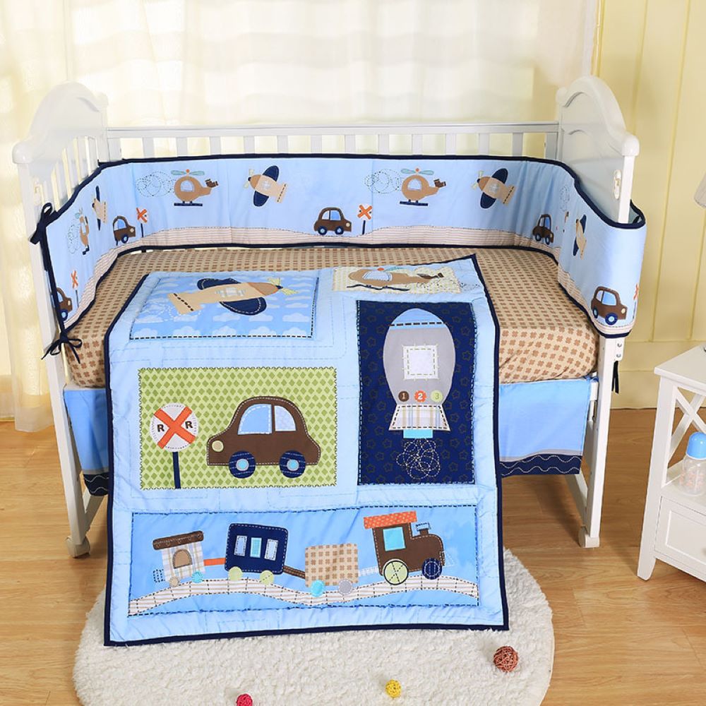 Hoge Qulity Wieg Quilt 100% Katoen Cuna Quilt Babydekbed Voor Pasgeboren Jongen Meisje 84x107cm