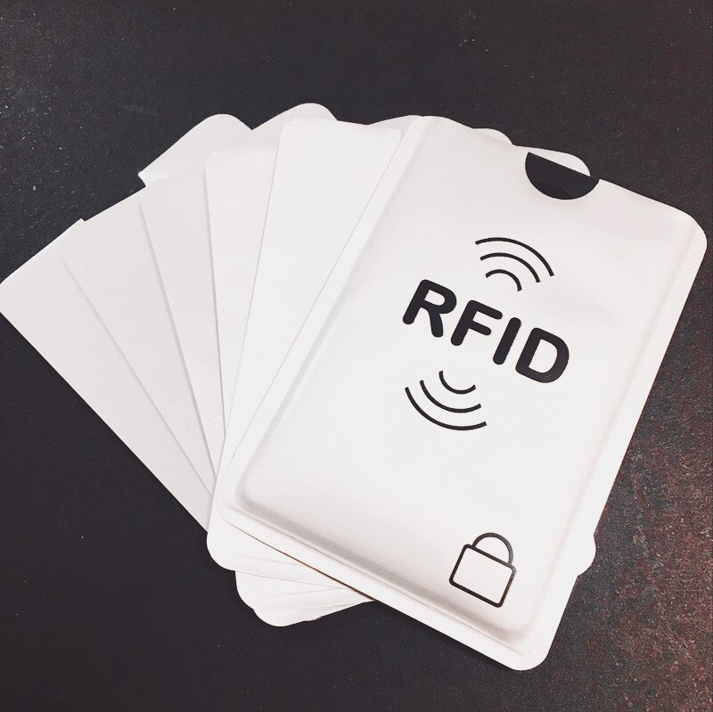 Security Card Shield -100pcs Credit Card RFID Protection, Anti-Theft &amp; Security Sleeves