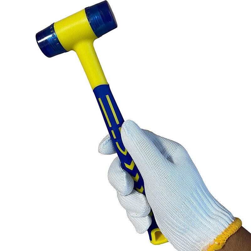 Rubber Mallet Hamer Kleine Dubbele Geconfronteerd Zachte Hamer Voor Sieraden Armband Doorn Houtbewerking Vloeren Installatie