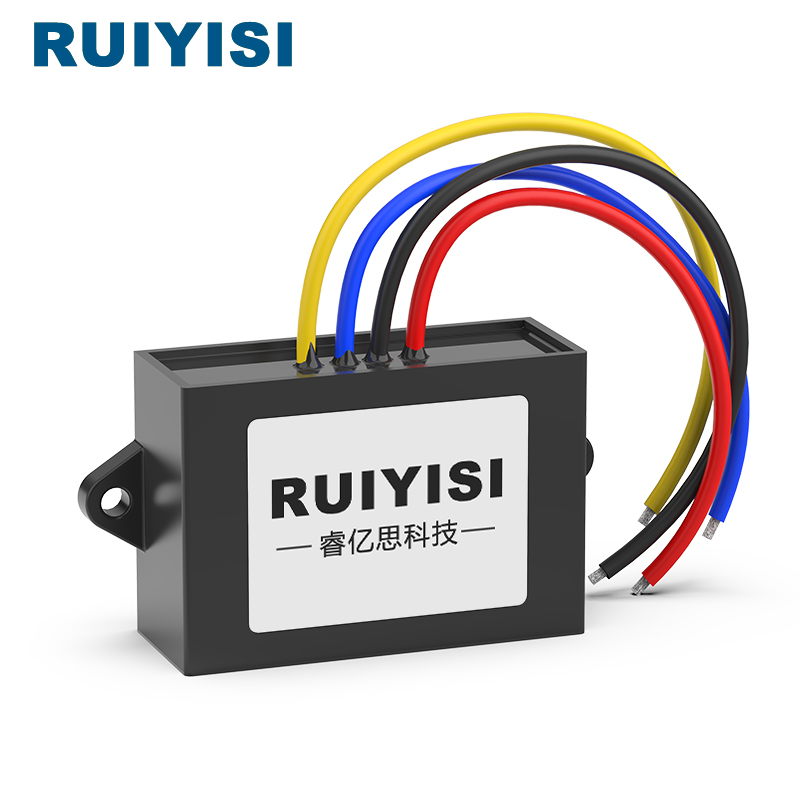 RUIYISI DC-DC isolated power converter 24V 36V 48V 60V 72V 80V 90V 120V 130V 12V to 12V step-down module transformer: Pink