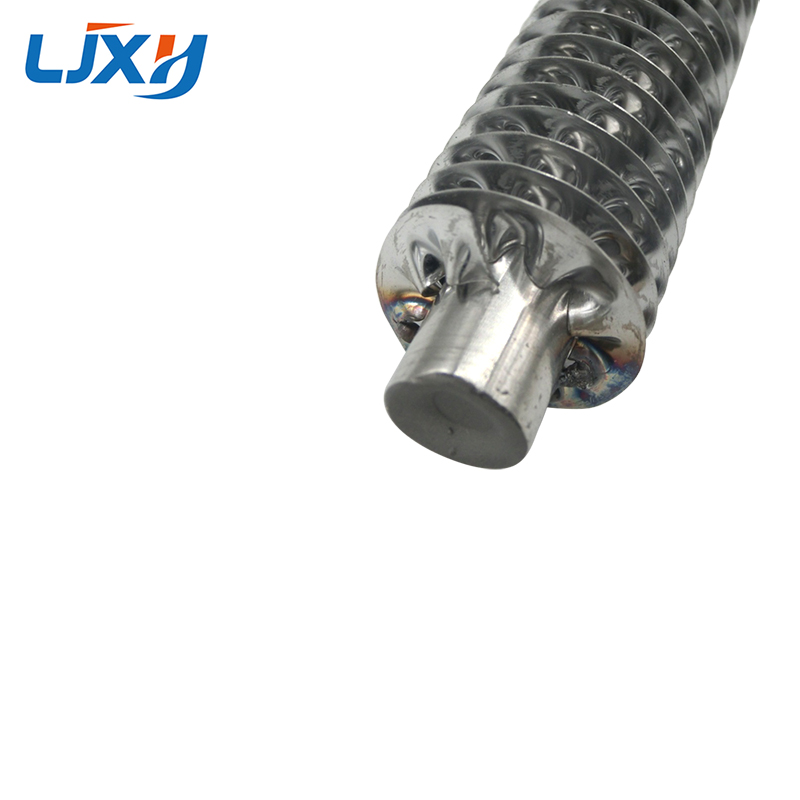 LJXH – Tube chauffant à ailettes en acier inoxydable 201, élément tubulaire Dia., 220V, 150/200/250W 12mm longueur 100/150/200mm