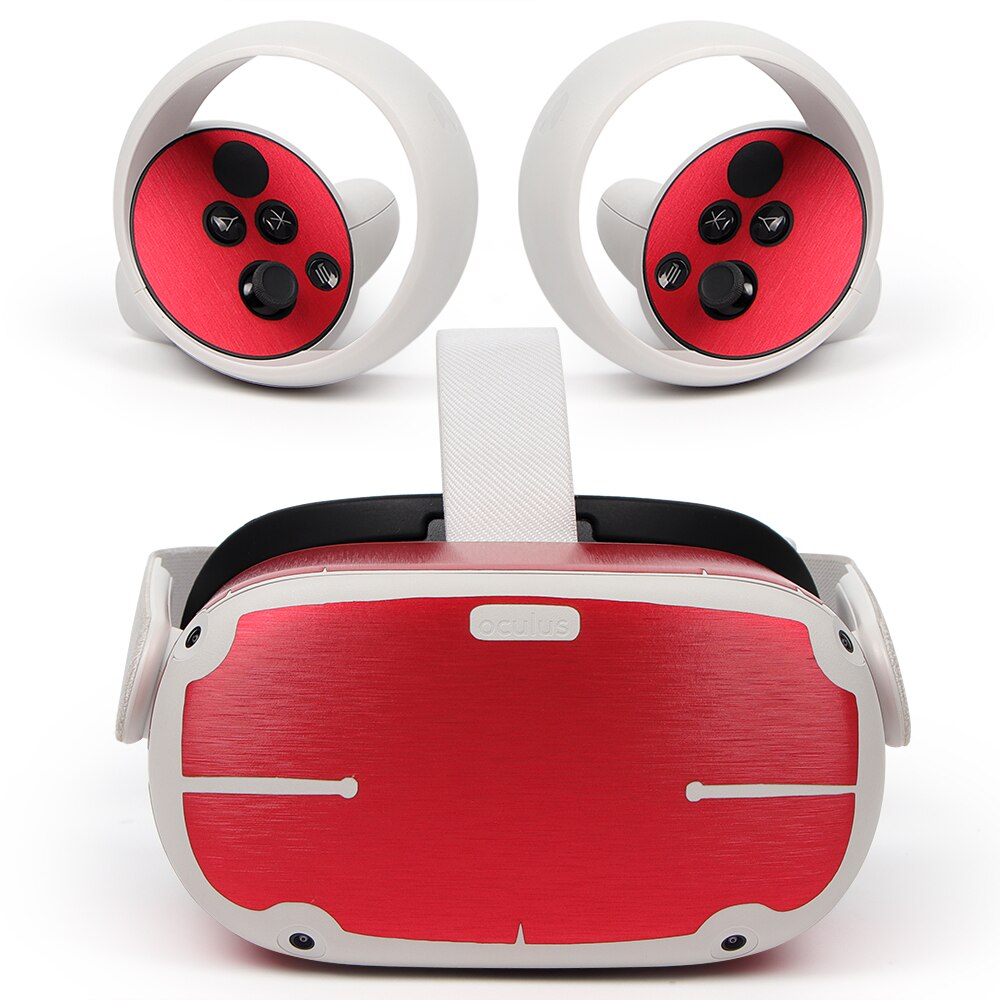 PVC Stickers Skin for Oculus Quest 2 Decal Skin VR Glasses Controllers Sticker Oculus Quest 2 VR Controller Headset Accessories