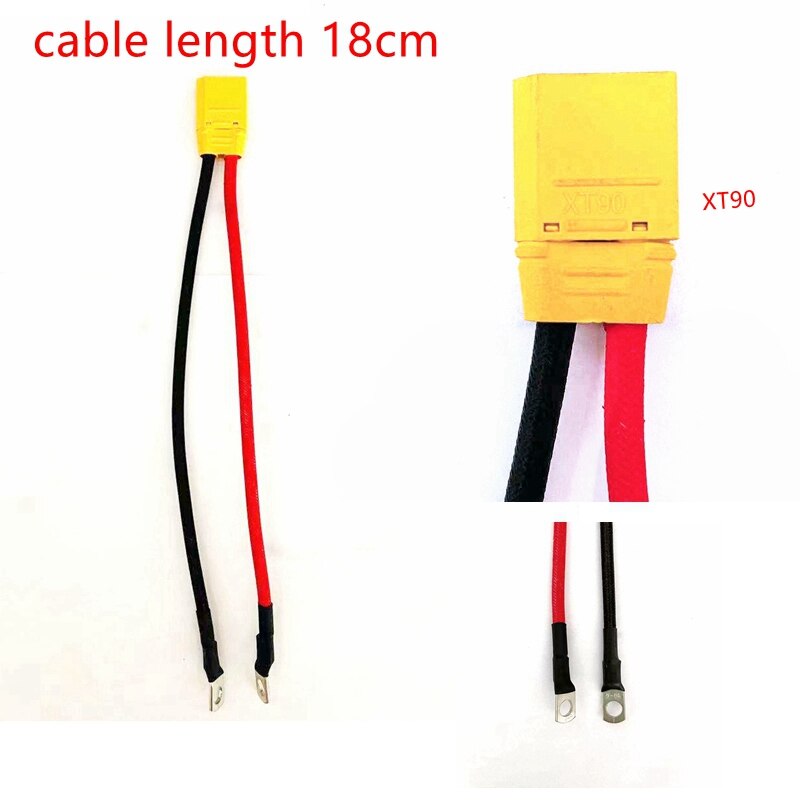 Ebike Batterij Connector Plug Socket Lading Conventor Draad/Ontlading Conventor Draad Canon/Drie Verticale/XT60/XT90 opladen Plug: discharge conversion