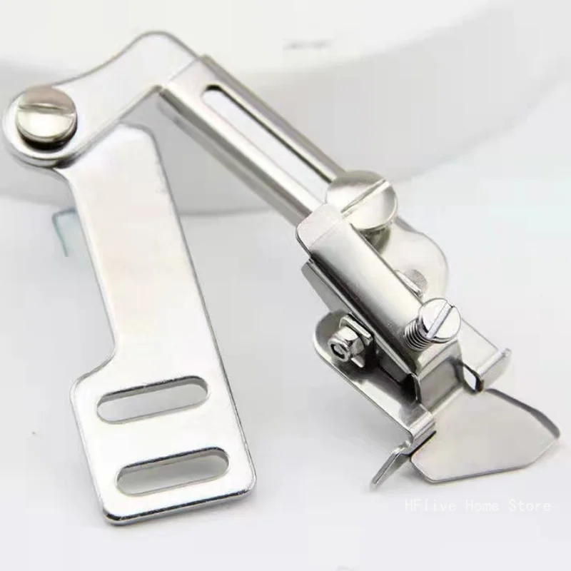 Piedino per macchina da cucire regolabile Strumenti universali Guida per cucitura per cucire Piedino per guida per cucitura per uso domestico industriale
