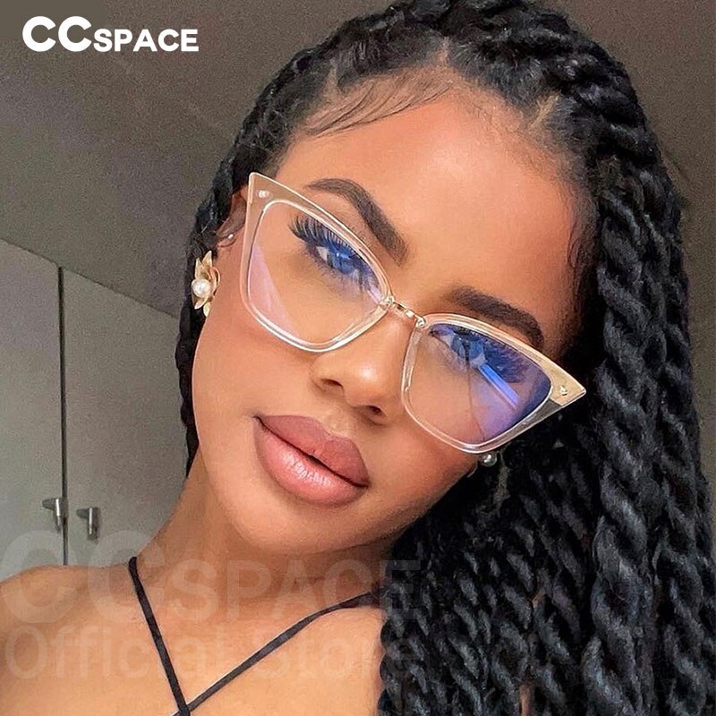 Lunettes de vue Anti-lumière bleue TR90 œil de chat Sexy pour hommes et femmes, montures, à la , pour ordinateur, 53384