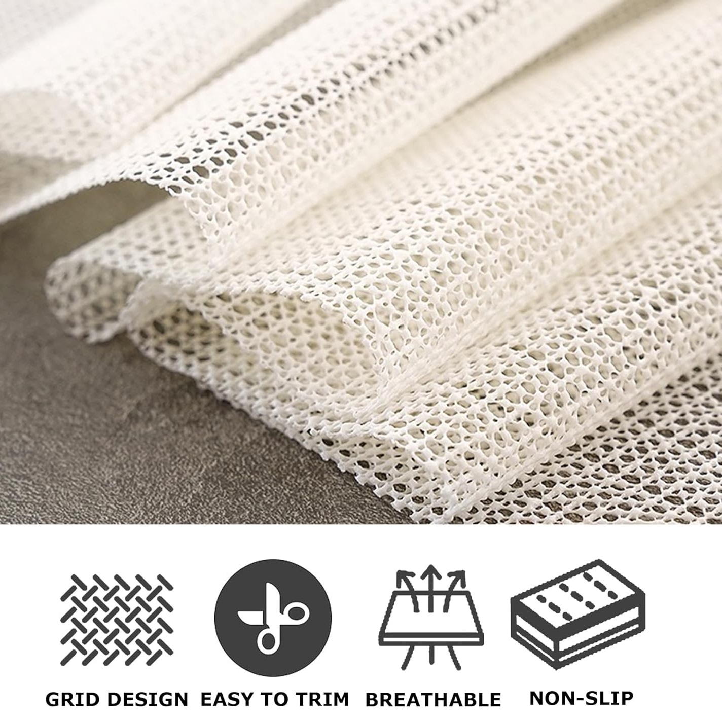 Bettlaken, rutschfeste Matte, Teppichpolster, Greifer, Sofa, Teppich, Anti-Bewegung, feste Dichtung, Bett, PVC-Matratze, fest mit Netz für Hartholzböden