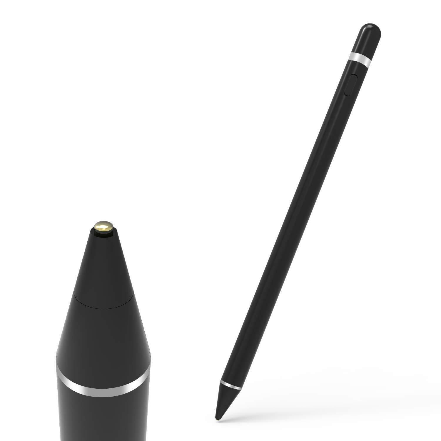 Pour Apple Pencil 2 1 Ipad Stylo Tactile Pour Ipad Pro 10.5 11 12.9 Pour Stylet Ipad 5th 6th 7th Mini 4 5 Air 1 2 3: Black