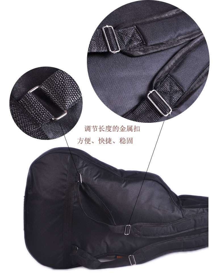 41 pouces guitare acoustique folk sac étanche voyage étui de guitare 40 pouces guitare sac housse 5mm coton rembourré