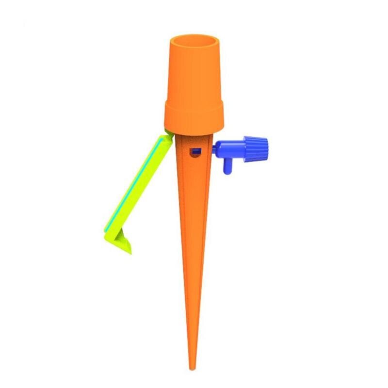 Pic d'arrosage automatique pour plantes fleur Auto goutte à goutte système d'arrosage intérieur ménage abreuvoirs bouteille goutte à goutte Irrigation: 1 PC Orange