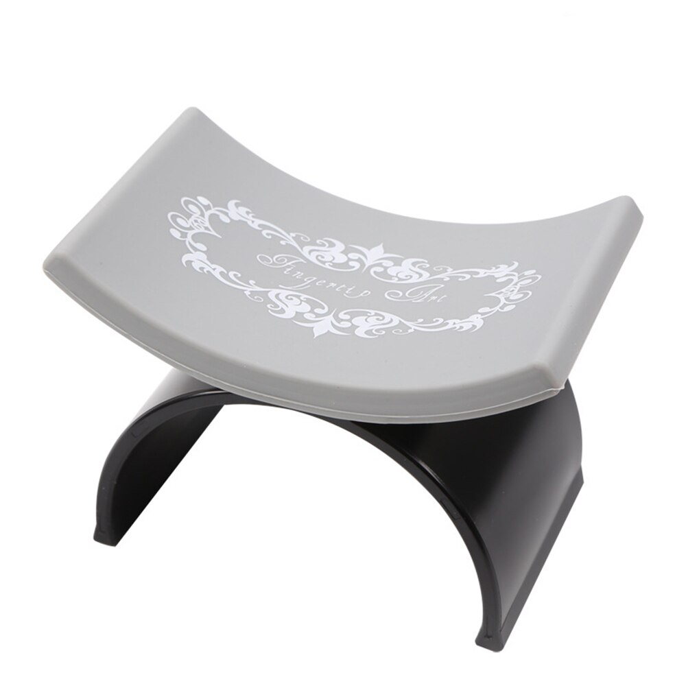 Repose-main en silicone pour poignet, avec coussin en forme de u pour espace de manucure en plein air,: Style A Black