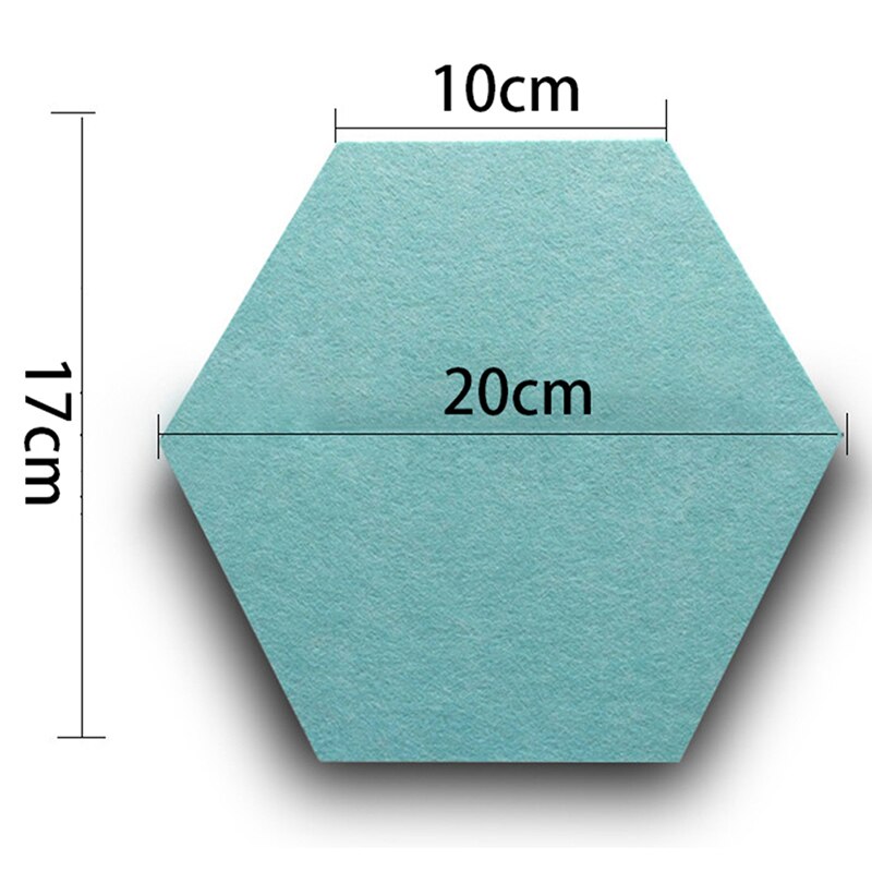 Hexagon Pad Cork Board/Pin Board 1 Pc Colorful Wall Tiles Memo Felt Board For Wall Stickers Home Decors