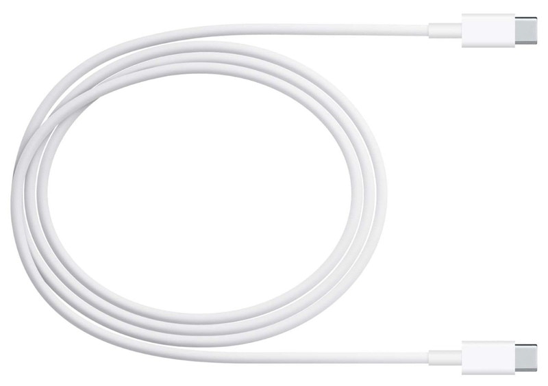 ! 2m usb-c tip c kabel ledning til apple iphone laptop macbook pro 18w 30w 61w 87w strømadapter oplader