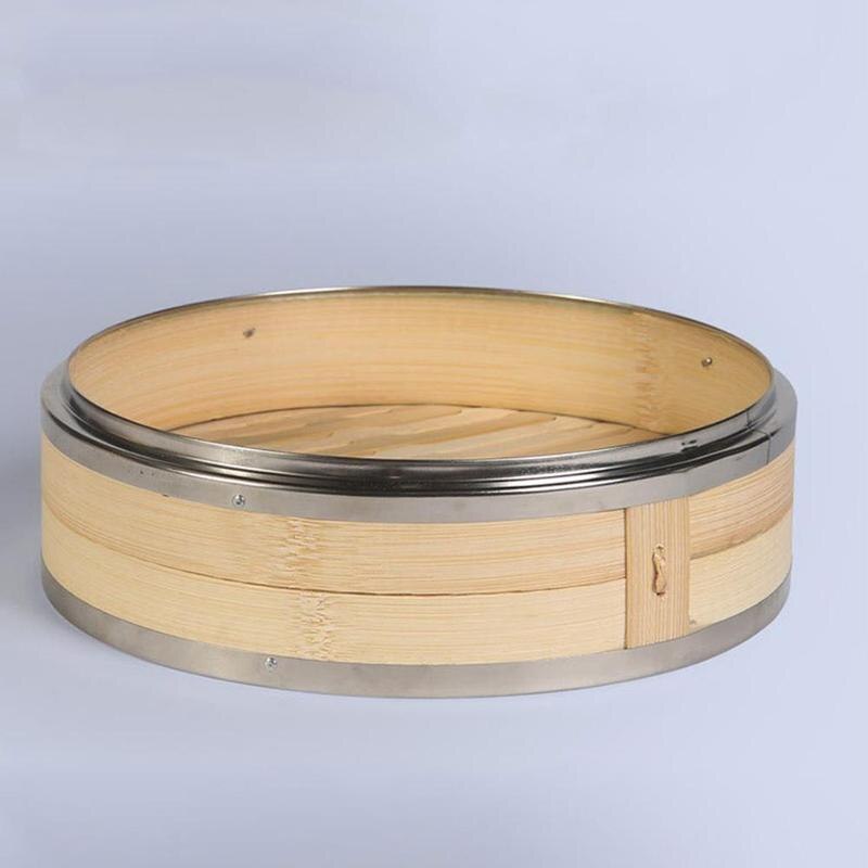 Bamboe Stoomboot Gestoomde Broodjes Gestoomde Broodjes Bamboe Stoomboot Bamboe Stoomboot Staal Bovenste En Onderste Randen