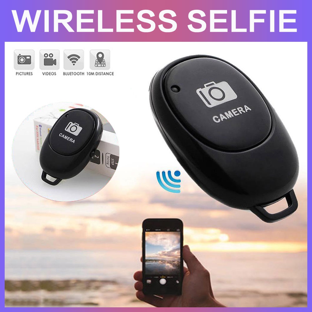 Le système sans fil Bluetooth Selfie Android \ IOS téléphone portable Selfie artefact obturateur télécommande