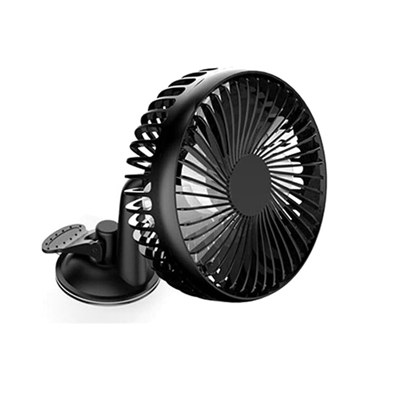 Car Auto Cooling Fan Automobile Clip Fan Powerful Quiet Ventilation Electric Car Fans With USB Plug For Car/Vehicle