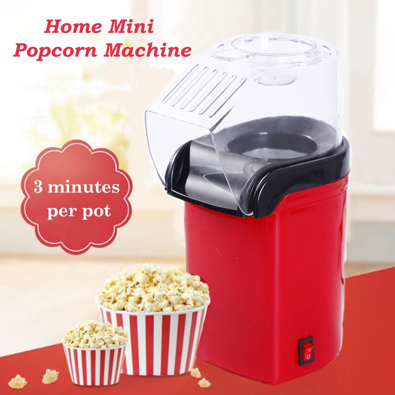 1200W Air Popper Popcorn Maker with Protaction Cover and Measuring Cup Electric Machine Kitchen Supplies FAS6