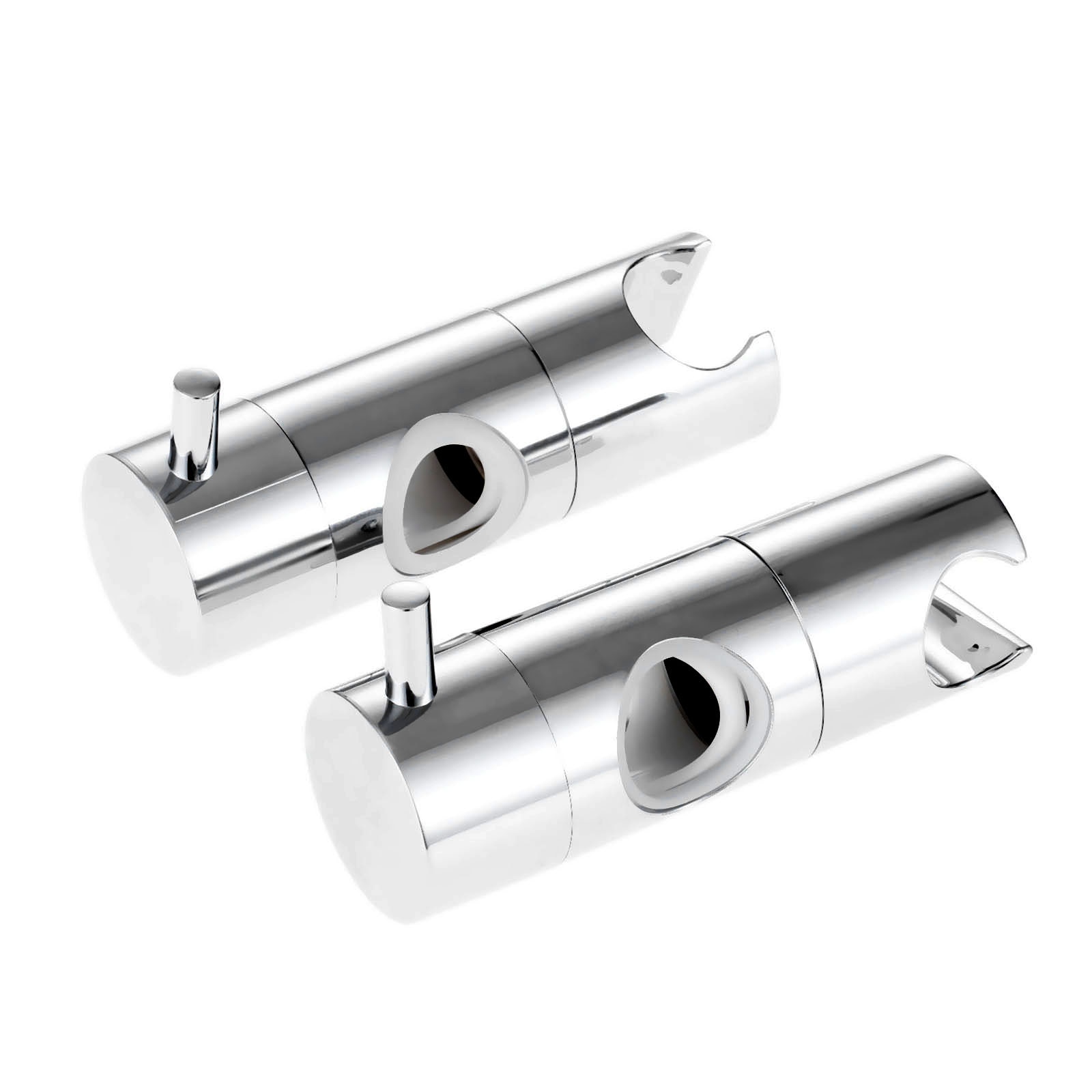 Hand Held Shower Head Holder for 22/25mm Slider Bar Height Angle Adjustable Sprayer Holder Shower Rod Replacement Parts