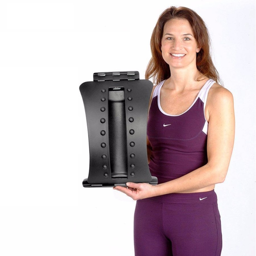 Multifunctional Back Stretching Device Adjustable Waist Massage Relaxation Mini Stretcher Spine Disease Improve Equipment Gym