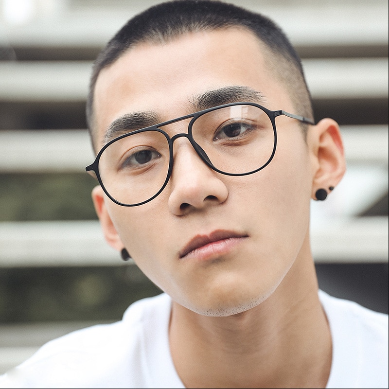 Gafas ópticas graduadas para miopía, lentes de acero al carbono y tungsteno ultraligeros para hombres y mujeres