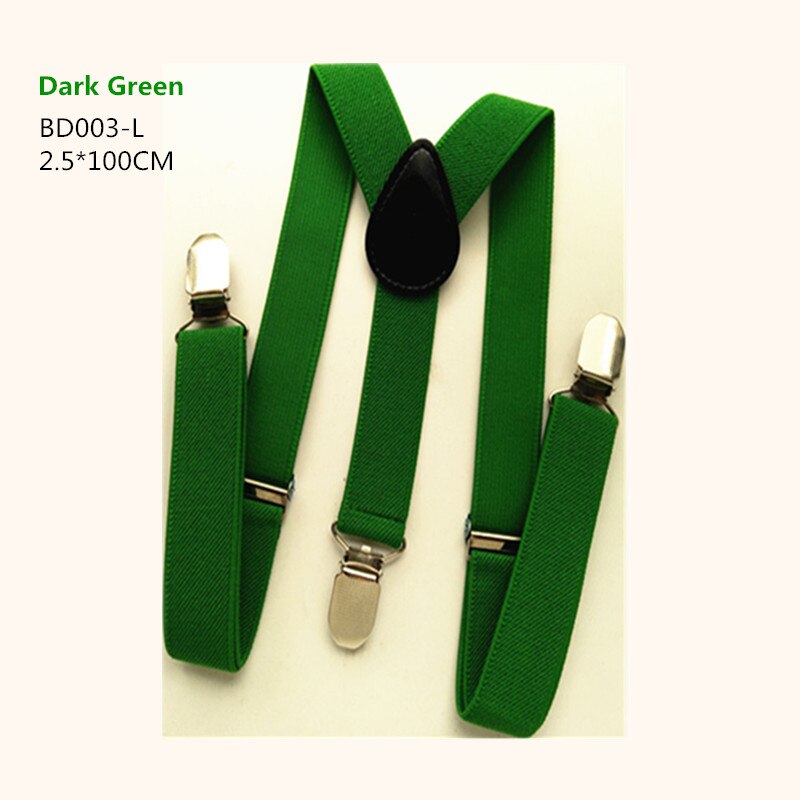 Bd003-  grønne serie unisex baby seler 3 klips på voksen seler y ryg børn seler: Mørkegrøn l