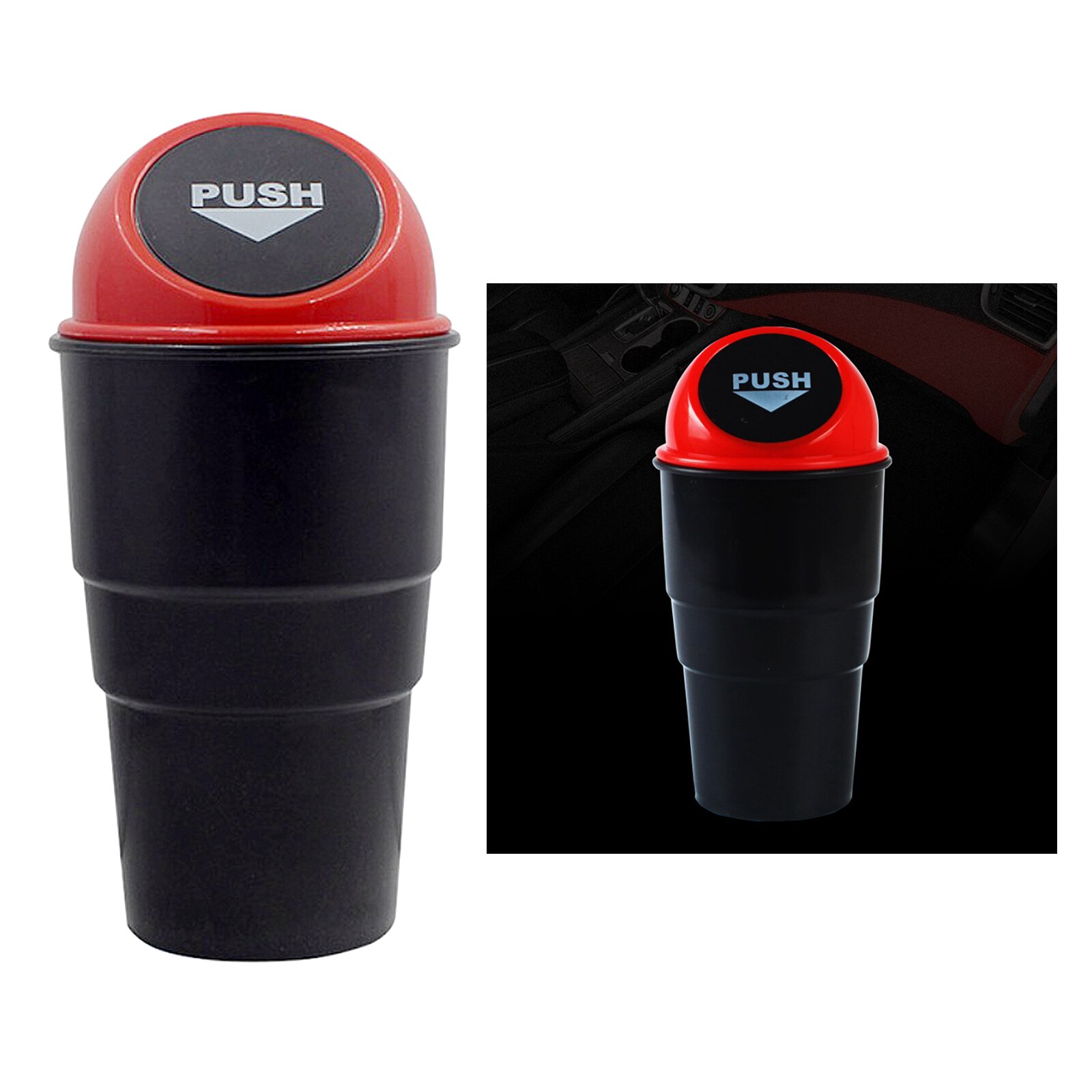 Cubo de basura para coche, papelera plegable portátil, contenedor