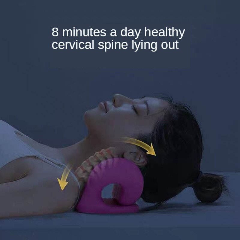 Almohada de masaje para cuello, cama ortopédica de tracción Cervical, Camilla portátil Reclinable, Shiatsu, relajación milagrosa para el dolor de hombros