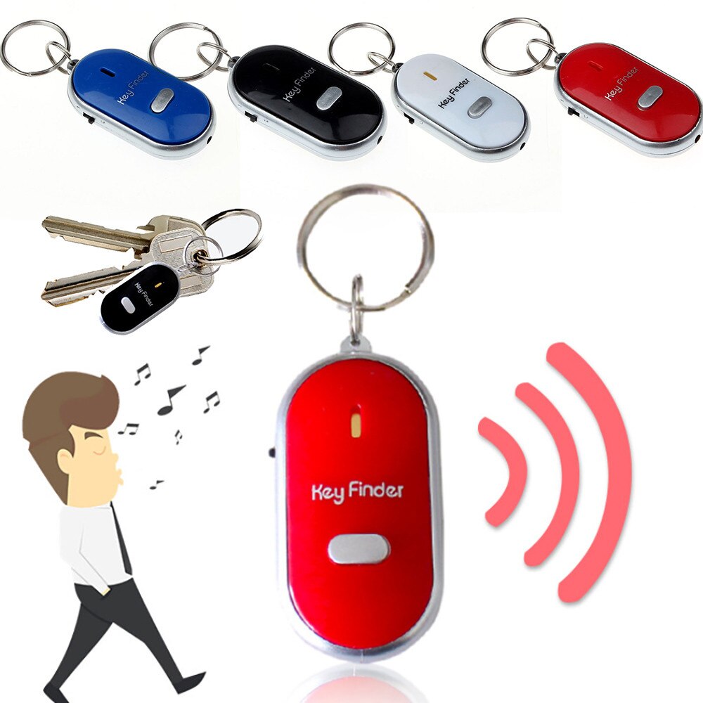finder LED Light Torch Remote Sound Control Lost Key Finder Locator Keychain Beeps and flashes Elderly anti-lost device alarm
