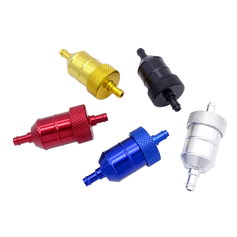 1 Pcs Motorfiets Olie Brandstoffilter Scooter Benzine Filters Aluminium Universele Voor Suzuki Yamaha Harley Motocross Benzine Tank